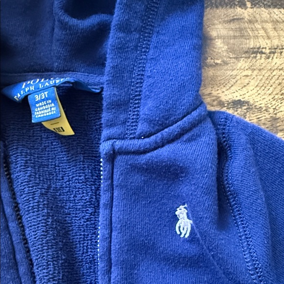 Polo by Ralph Lauren Dark Blue Kids Hoodie - Picture 2 of 3